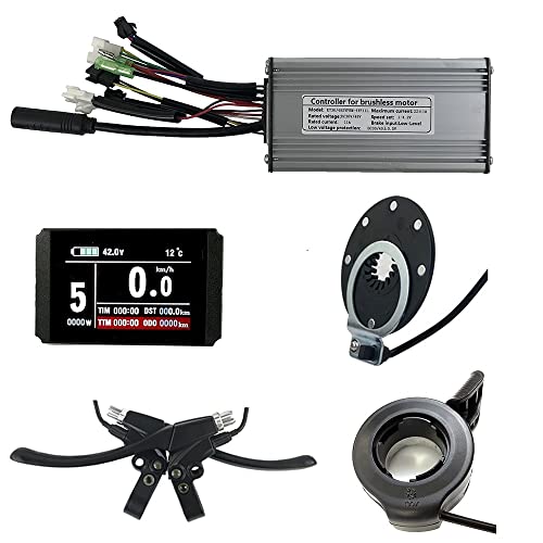SCHUCK KT Control System, Electric Bicycle Conversion kit, with KT22A Controller and KT LCD8H Color Display, Suitable for 36V48V 500W Bicycle Conversion kit