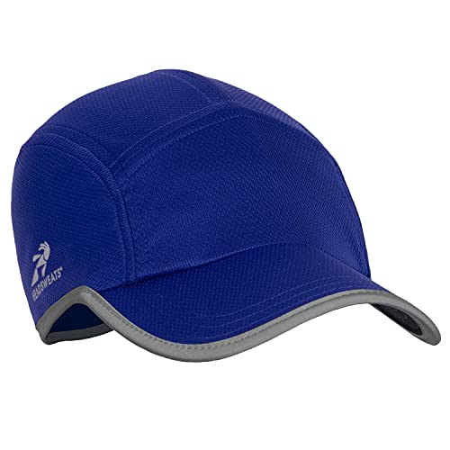 Headsweats Standard Performance Reflective Race Hat Baseball Cap for Running and Outdoor Lifestyle, Royal, One Size