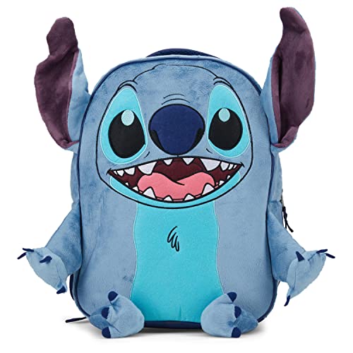 Disney’s Lilo and Stitch Backpack for Girls & Boys, 16 Inch, Plush School Bookbag with 3D Arms, Legs, & Ears