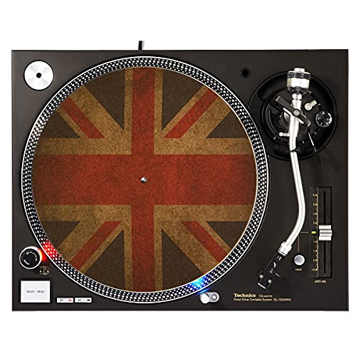 DJ Turntable Premium Cork Slipmat – Union Jack UK England Flag