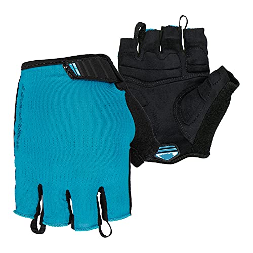 Lizard Skins Aramus Apex Padded Cycling Gloves – Unisex Short Finger Road Bike Gloves – 3 Colors (Polar Blue, X-Large)
