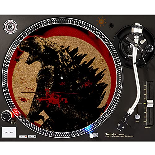 DJ Turntable Premium Cork Slipmat – Monster God Attack