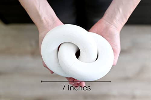 Rool Living Room Decor Wood Knot, White Decor, Shelf Decor Accents, Home Decorations for Living Room, Farmhouse Coffee Table Decor, Desk Fireplace | The Storepaperoomates Retail Market - Fast Affordable Shopping