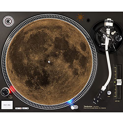 DJ Turntable Premium Cork Slipmat – Full Moon