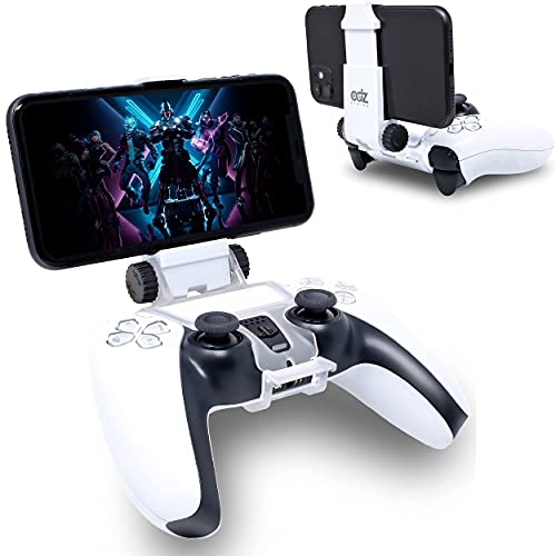 ADZ PS5 Controller Phone Mount Holder Clamp Smart Clip for PS5 Dualsense Controller Perfect for PS Remote Play