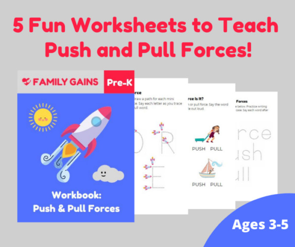 Preschool/Kindergarten Forces & Motion Workbook