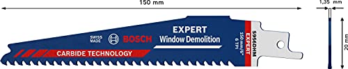 Bosch Professional 1x Expert ‘Window Demolition’ S 956 DHM Reciprocating Saw Blade (for Wood with Tough Metal, Length 150 mm, Accessories Reciprocating Saw) | The Storepaperoomates Retail Market - Fast Affordable Shopping