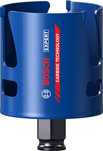 Bosch Professional 2608900468 1x Expert Construction Material Hole Saw (Ø 65 mm, Accessories Rotary Impact Drill)