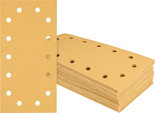 Bosch Professional 50x Expert C470 Sandpaper (for Hardwood, Paint on Wood, 115×230 mm, Grit 40, Accessories Orbital Sander)