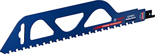 Bosch Professional 1x Expert ‘Hollow Brick’ S 1243 HM Reciprocating Saw Blade (300×50 mm, Accessories Reciprocating Saw)