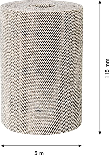 Bosch Professional 1x Expert M480 Sanding Net Roll (for Hardwood, Paint on Wood, Width 115 mm, Length 5 m, Grit 80, Accessories Hand Sanding) | The Storepaperoomates Retail Market - Fast Affordable Shopping