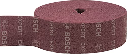 Bosch Professional 1x Expert N880 Fleece Roll (for Steel Sheets, Width 100 mm, Length 10 m, Accessories Hand Sanding)