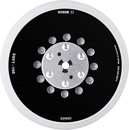 Bosch Professional 1x Expert Multihole Backing Pad Universal (Version soft, Ø 150 mm, Accessories Random Orbital Sander)