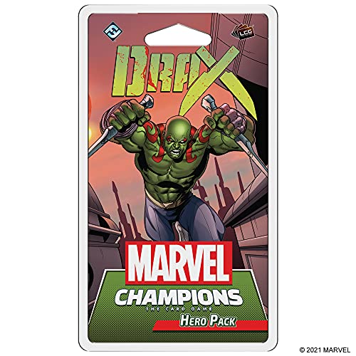Marvel Champions The Card Game Drax HERO PACK | Strategy Card Game for Adults and Teens | Ages 14+ | 1-4 Players | Average Playtime 45-90 Minutes | Made by Fantasy Flight Games