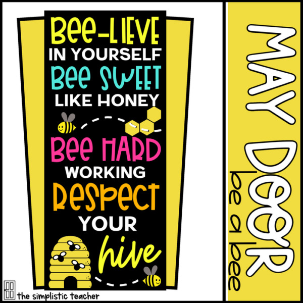 May Door Decoration Set: Be a Bee