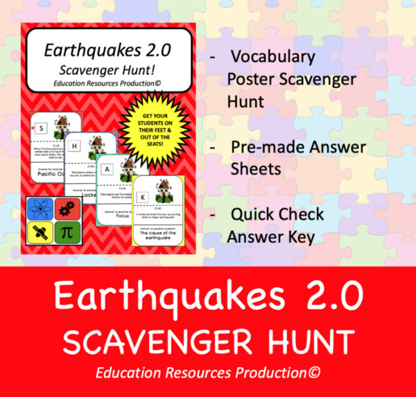 Earthquakes 2.0 Scavenger Hunt Activity