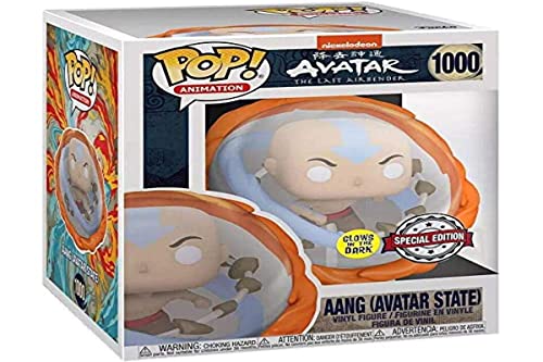 Avatar: The Last Airbender – Aang Avatar State Glow US Exclusive 6″ Pop! Vinyl [RS]
