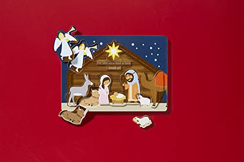 Mud Pie Children’s Wood Nativity Puzzle, 8.5″ x 11.5″ | The Storepaperoomates Retail Market - Fast Affordable Shopping