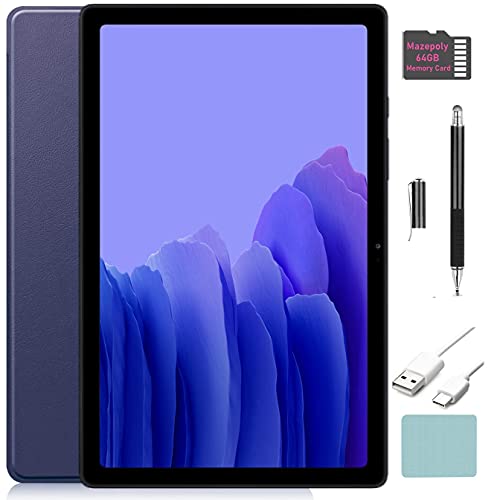 SAMSUNG Galaxy Tab A7 10.4-inch (2000×1200) Display Wi-Fi Only Tablet, Snapdragon 662, 3GB RAM, Bluetooth, Dolby Atmos Audio, 7040mAh Battery, Android 10 OS w/Mazepoly Accessories (64GB, Gray)