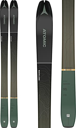 Atomic Backland 95 Skis Mens Sz 177cm Black/Green