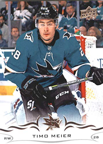 2018-19 Upper Deck Hockey Card #149 Timo Meier San Jose Sharks Official NHL UD Trading Card