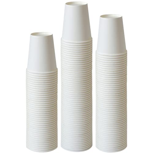 [100 Count 8 Oz] Paper Cups, Coffee Cups, 8 Oz Paper Coffee Cups 8 Oz Hot Cups Paper Coffee Cups 8 Oz Paper Cups White Paper Cups Paper Coffee Cups 8 Oz Coffee Cups Paper Cups Water Cups Paper Cups