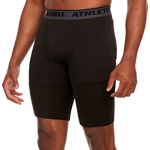 Russell Men’s Compression Short, Black, XX-Large