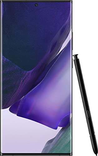 Samsung Electronics Galaxy Note 20 Ultra 5G N986U Android Cell Phone, US Version, 512GB of Storage, Mobile Gaming Smartphone, Long-Lasting Battery, Mystic Black – Verizon Locked – (Renewed)