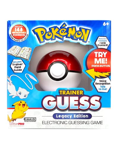 Pokemon Trainer Guess Legacy’s Edition Toy, I Will Guess It! Electronic Voice Recognition Guessing Brain Game Pokemon Go Digital Travel Board Games Toys