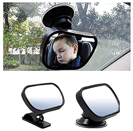ZogeeZ Baby Car Mirror Set, Rear View & Head Rest Mirrors – Wide View for Better Viability – Shatter Resistant Seat Safety for Infants, Children, or Toddlers | The Storepaperoomates Retail Market - Fast Affordable Shopping