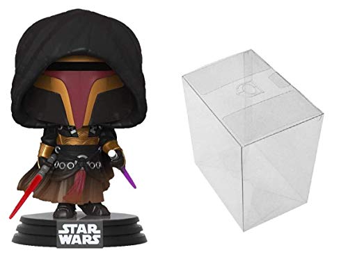 Funko Pop! Star Wars Knights of The Old Republic Darth Revan Exclusive Bobblehead Bundled with Pop Protector