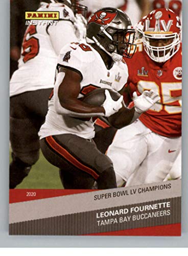 2021 Panini Super Bowl LV Champions #2 Leonard Fournette Tampa Bay Buccaneers (2020 NFL Season Champs – Panini Instant) NFL Football Card NM-MT
