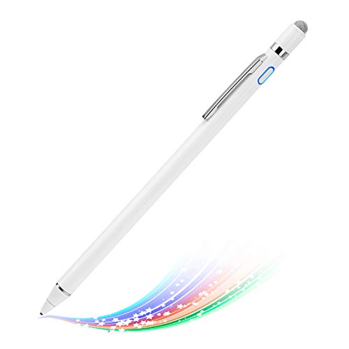 Stylus Pencil for Amazon Fire HD 10 Pen, EDIVIA Active Stylus Pen with 1.5mm Ultra Fine Metal Tip Pen Stylus for Amazon Fire HD 10 Drawing and Sketching Pencil,White
