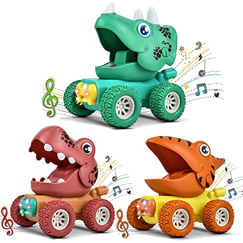 LIKEE Toy Cars with Light and Music for Toddlers Kids Boys Girls Age 3+ Years Old