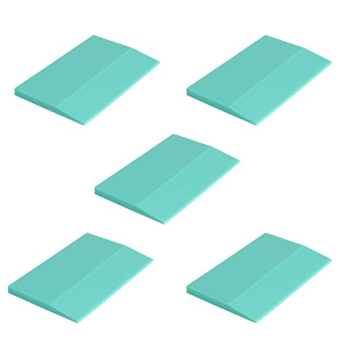 She Love Pack of 5 Screen Printing Squeegees, Self-Adhesive Screen Stencil Printing Squeegee, Rubber Squeegee Screen Printing Tools for Applying Chalk Paste or Ink