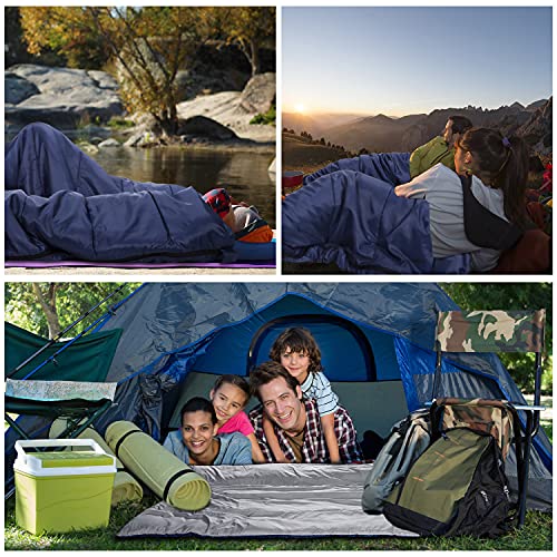 AGEMORE Double Sleeping Bag for Camping, Backpacking Or Hiking, Lightweight Waterproof 2 Person Sleeping Bag with 2 Pillow, Queen Size Sleeping Bag for Adults Or Teens, Truck, Tent Or Sleeping Pad | The Storepaperoomates Retail Market - Fast Affordable Shopping