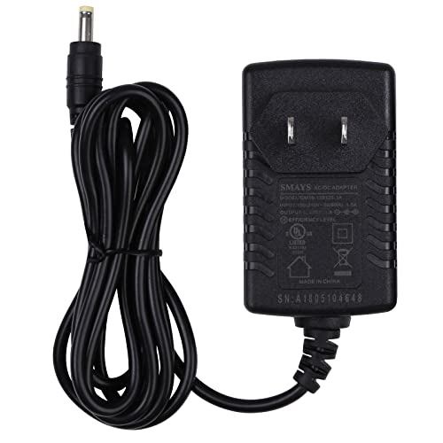 15W Power Cord Replacement for Alexa Dot 3rd Gen / 4th Gen, Show 5 1st Gen / 2nd Gen, Dot with Clock, Dot Kids Edition, TV Cube, DC Charger Adapter with 5ft Cable