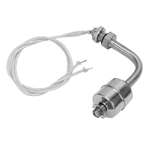 LANTRO JS 0.5 to 1A 0 to 220V Float Switch Liquid Water Level Sensor, Stainless Steel Float Switch Level Switch for Pool Can, Travel 75mm