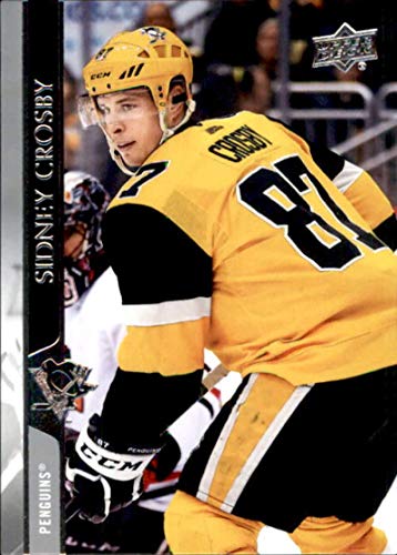 2020-21 Upper Deck Series 2 Hockey #391 Sidney Crosby Pittsburgh Penguins Official NHL UD Trading Card (Stock Photo Used, Sharp corners guaranteed)