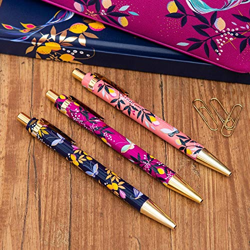 Portico Designs Ltd Sara Miller London – Ballpoint Pen Set Orchard Collection, 3-Piece, Multicolor | The Storepaperoomates Retail Market - Fast Affordable Shopping
