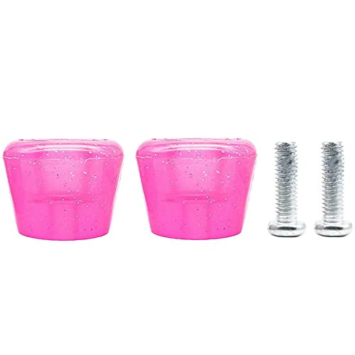Newmind 2PCS Inline Roller Skate Brakes Premium Inline Roller Skates Brakes Block Stopper Replacement Fit for Inline Roller Wheels Accessories Parts – Pink