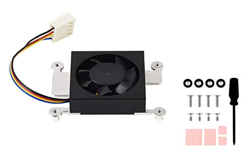 for Raspberry Pi Compute Module 4 Cooling Fan Raspberry Pi CM4 Heatsink CPU Cooling Fan Cooler Radiator with Thermal Tapes, Low Noise, Fast Heat Dissipation