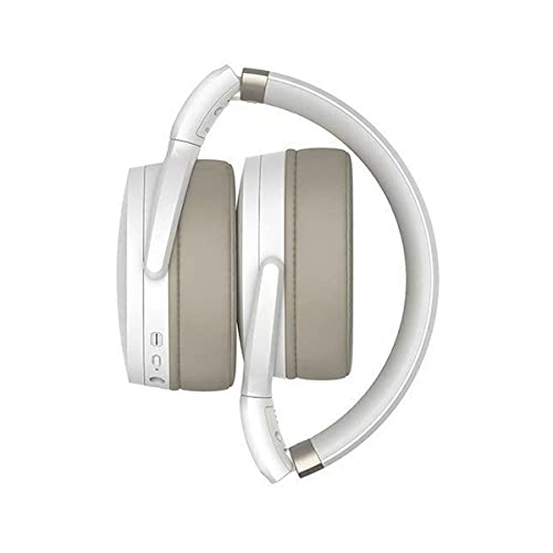Sennheiser HD 450BT Bluetooth 5.0 Wireless Headphone with Active Noise Cancellation – 30-Hour Battery Life, USB-C Fast Charging, Virtual Assistant Button, Foldable – White (Renewed) | The Storepaperoomates Retail Market - Fast Affordable Shopping