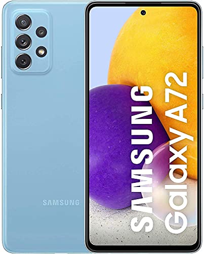Samsung Galaxy A72 A725F-DS 4G Dual 256GB 8GB RAM Factory Unlocked (GSM Only | No CDMA – not Compatible with Verizon/Sprint) International Version – Awesome Blue