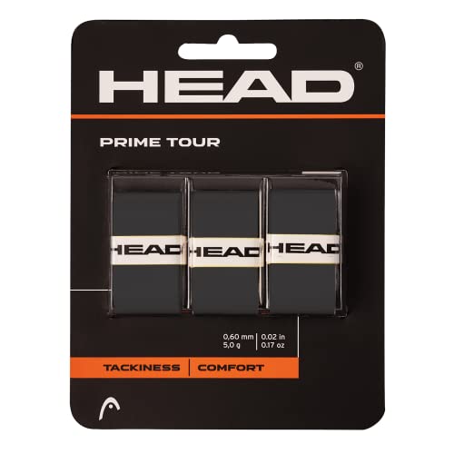 HEAD Prime Tour Overgrip 3 Pack – Black