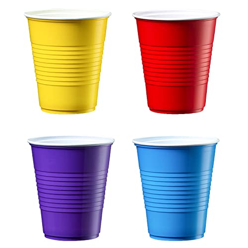 Comfy Package [40 Count] 12 oz. Disposable Party Plastic Cups – Assorted Colors Drinking Cups | The Storepaperoomates Retail Market - Fast Affordable Shopping
