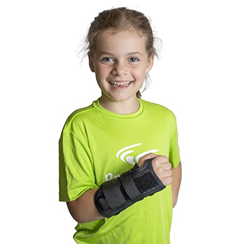 Brace Direct Kid’s Lace-Up Wrist Brace for Wrist Immobilization, Sprains & Strains, Carpal Tunnel Syndrome, & De Quervain’s Syndrome – Pediatric Sizes Offered in Left or Right Wrist