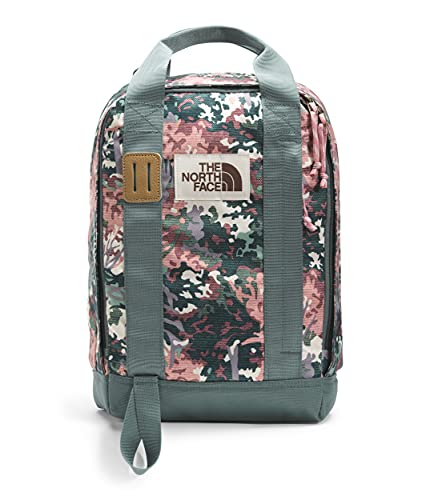 THE NORTH FACE Tote Pack, Twilight Mauve Canvas Paint Texture Print/Balsam Green/Foxglove Lavender, OS
