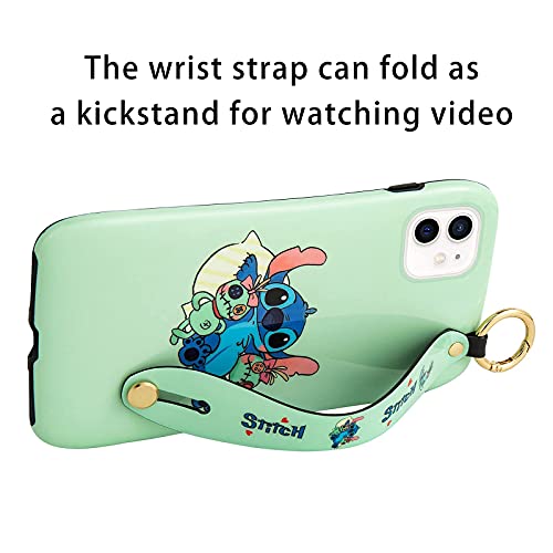 iPhone 12 Mini Case, Stitch Upgraded Wrist Strap Band Kickstand Lanyard TPU Phone Case for Women Boys Girls | The Storepaperoomates Retail Market - Fast Affordable Shopping