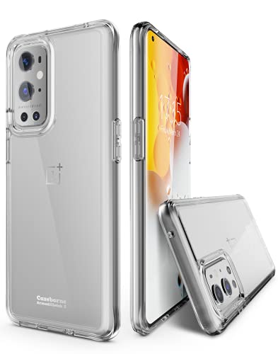 ArmadilloTek CaseBorne S Compatible with OnePlus 9 Pro Hybrid Clear Case (2021 Release) – Clear